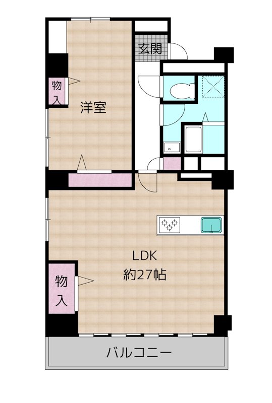 光が丘ハイツB棟の図面