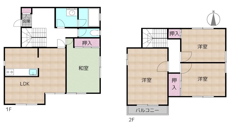 間取図・土地図