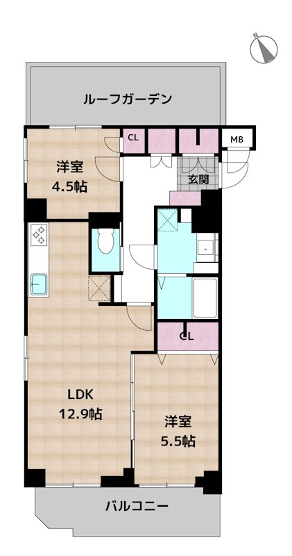 エスポア八事二号館の図面