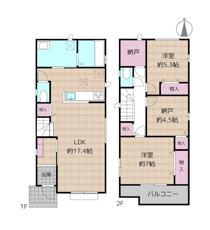 間取図・土地図