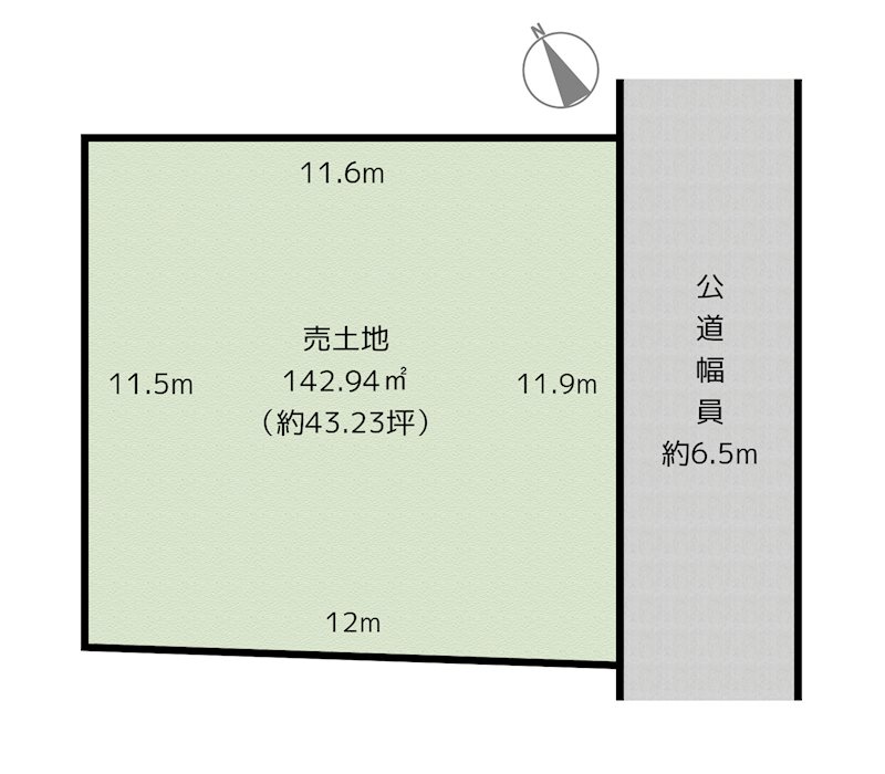 名古屋市名東区藤里町 土地の図面