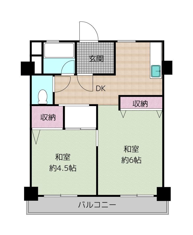 猪子石第3コーポラスの図面