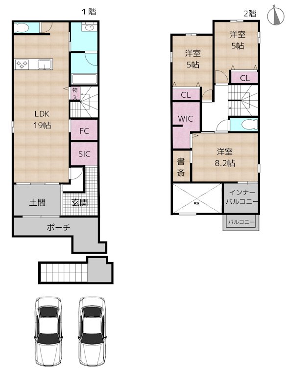 間取図・土地図