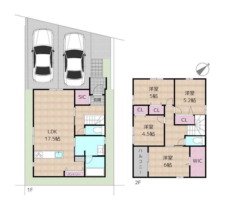 間取図・土地図