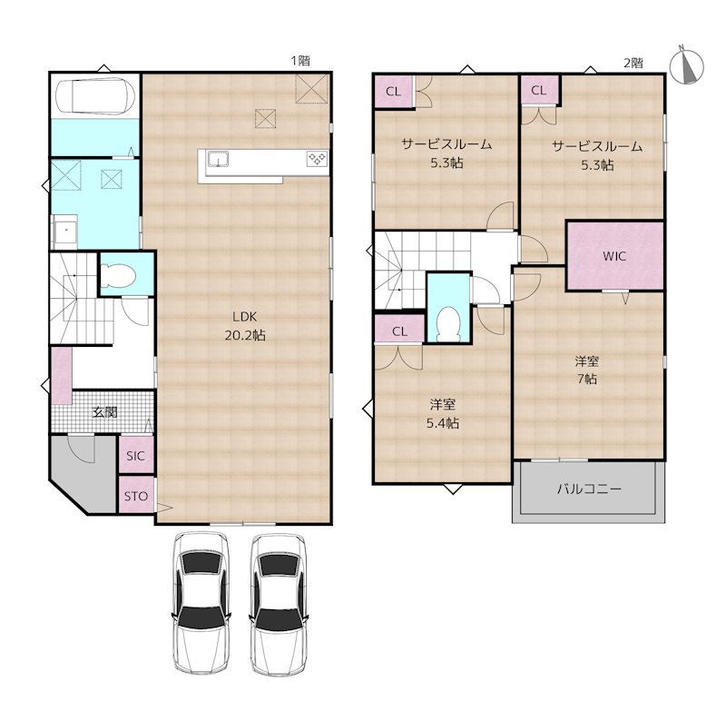 間取図・土地図