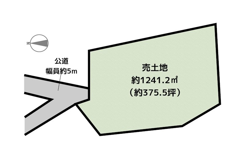 名古屋市天白区御幸山 土地の図面