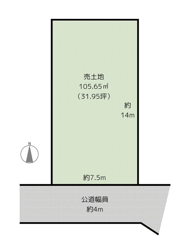 日進市梅森町新田 土地