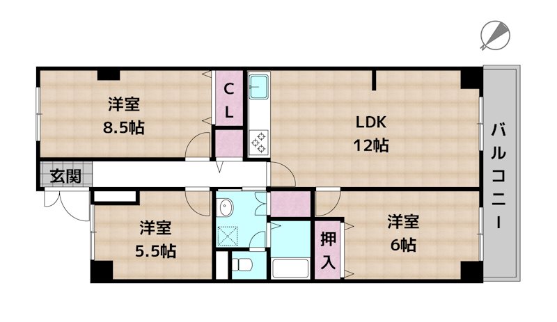 間取図・土地図
