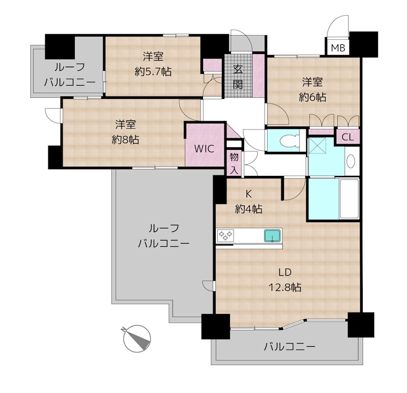 間取図・土地図