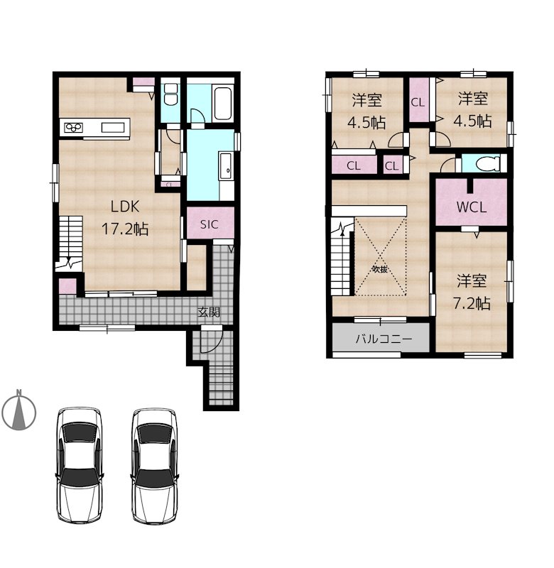 名古屋市名東区宝が丘 1号地 新築一戸建て