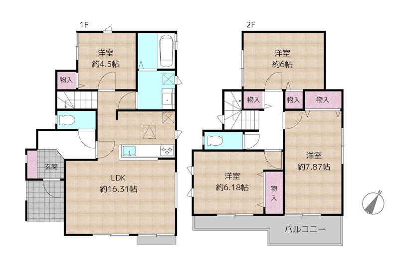 間取図・土地図