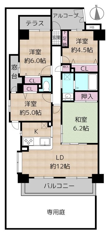 間取図・土地図