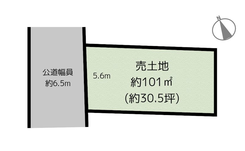 長久手市櫨木 3号地　土地