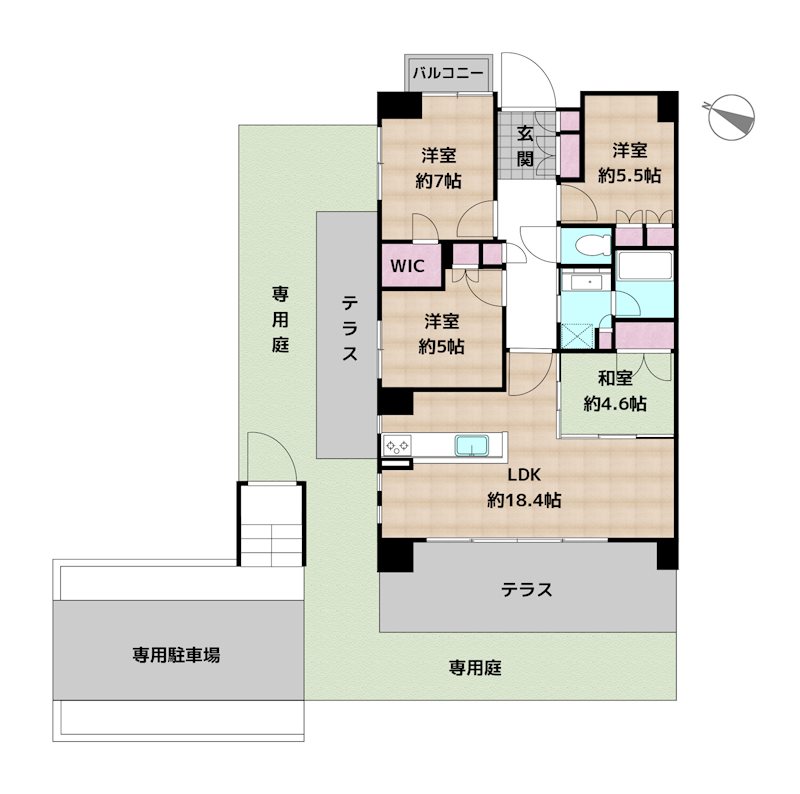 間取図・土地図