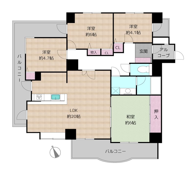 間取図・土地図