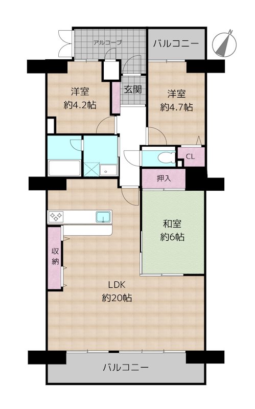 間取図・土地図