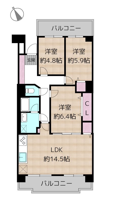 間取図・土地図