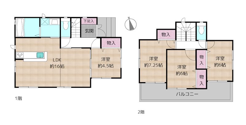 間取図・土地図