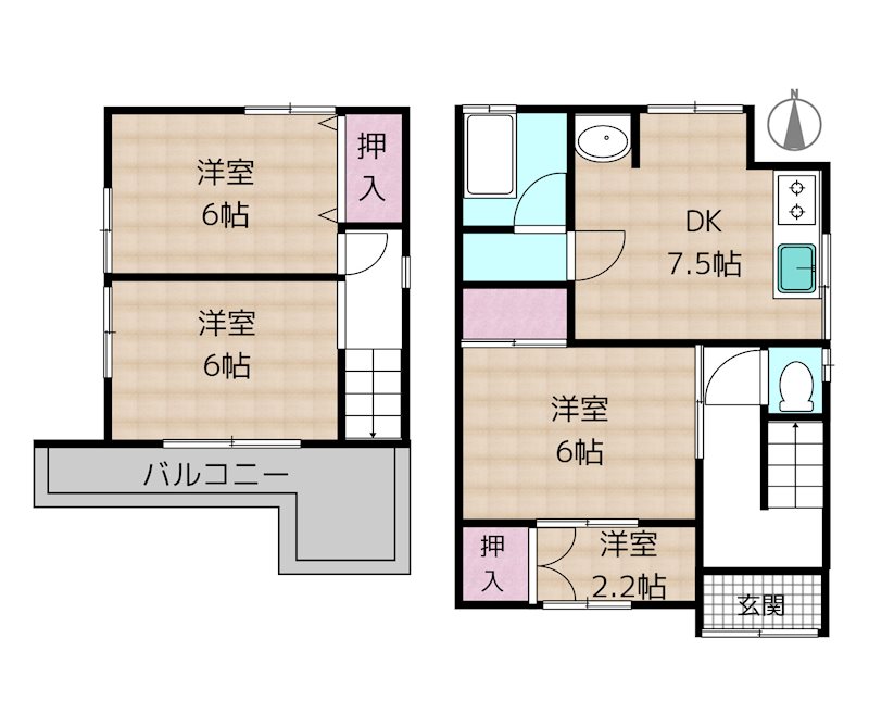 間取図・土地図