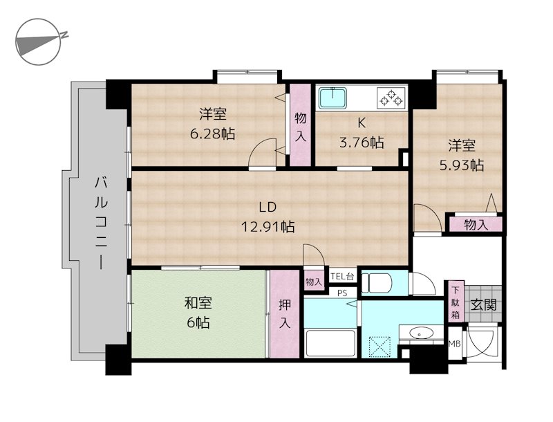 間取図・土地図