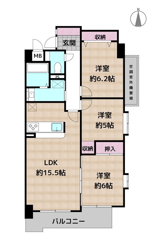 リバーサイドガーデンダイアパレス原IIの図面