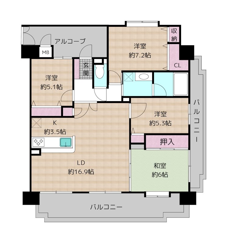 間取図・土地図