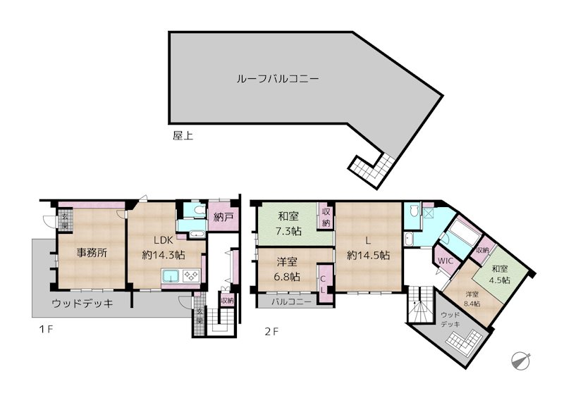 名古屋市守山区小幡北 中古一戸建ての図面