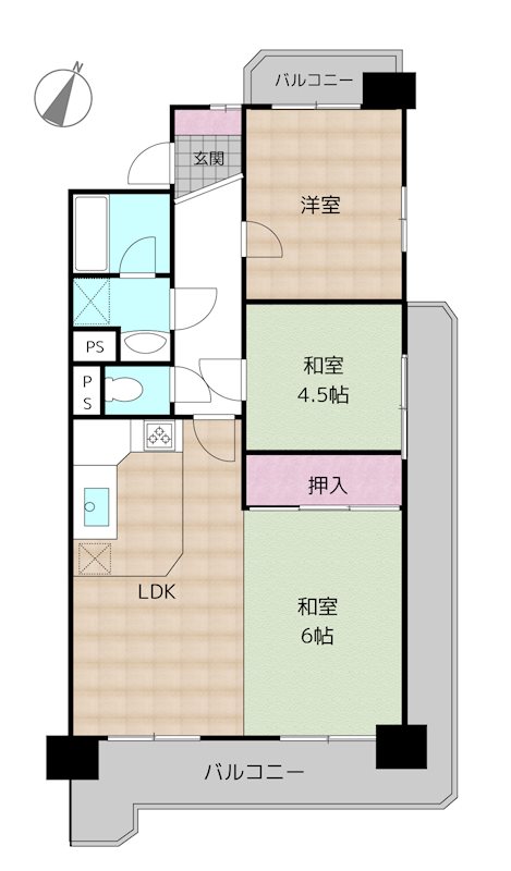 間取図・土地図