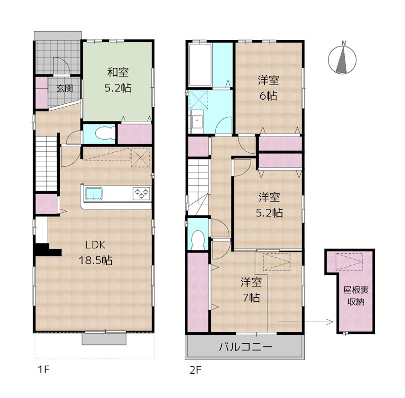 間取図・土地図