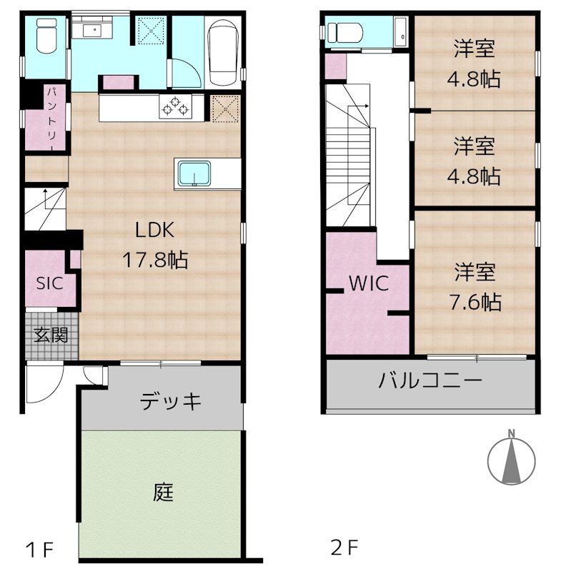 間取図・土地図
