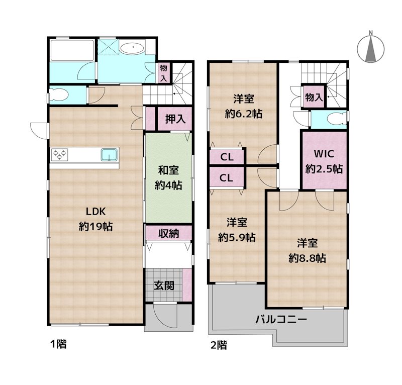 間取図・土地図