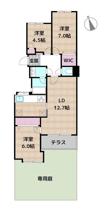 間取図・土地図