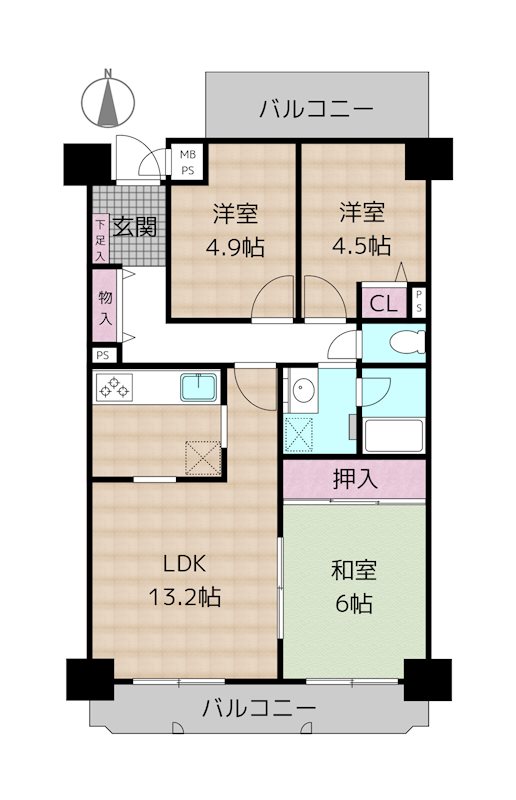 間取図・土地図