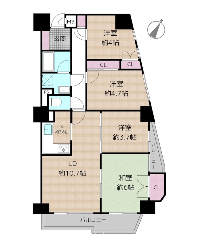 グランドメゾン八事裏山の図面