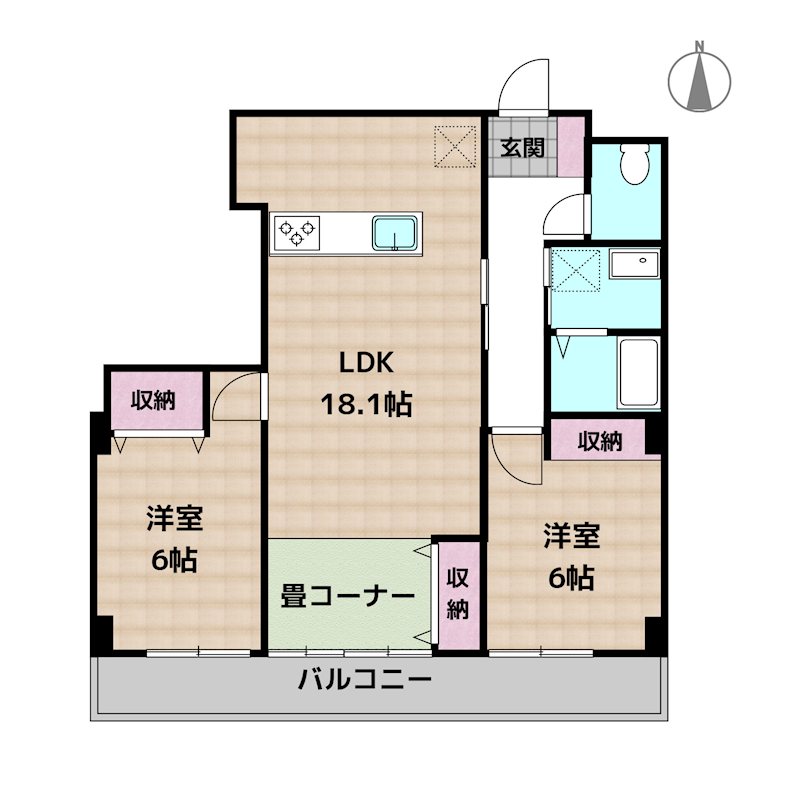三旺マンション八事東の図面