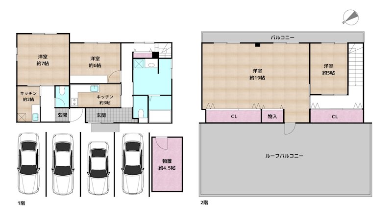 間取図・土地図