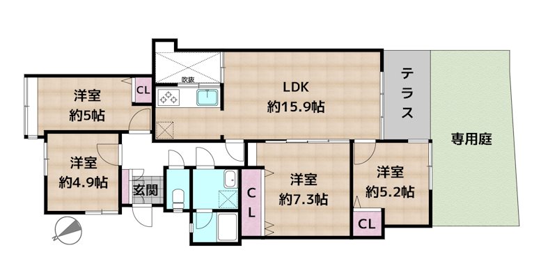 間取図・土地図