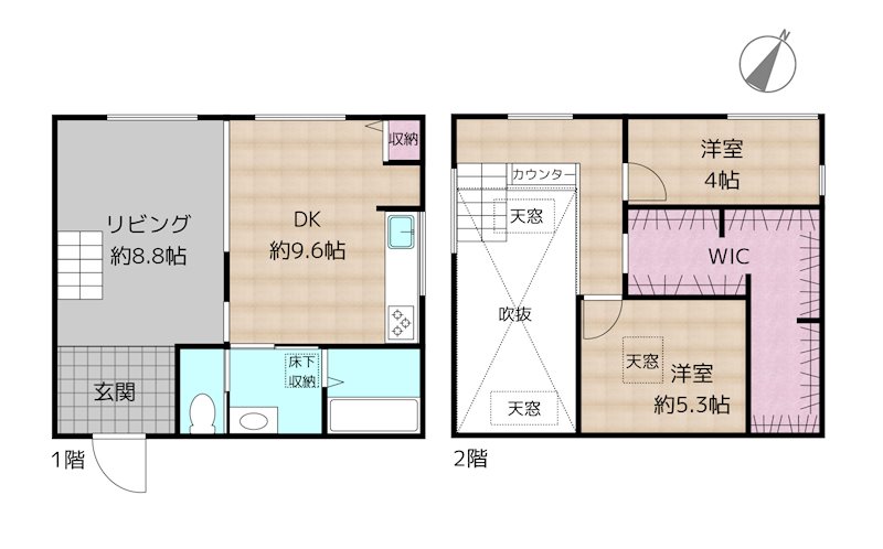 間取図・土地図