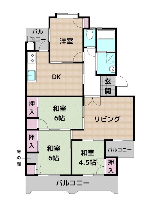 間取図・土地図