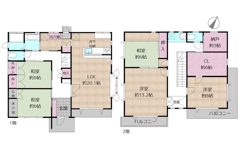間取図・土地図