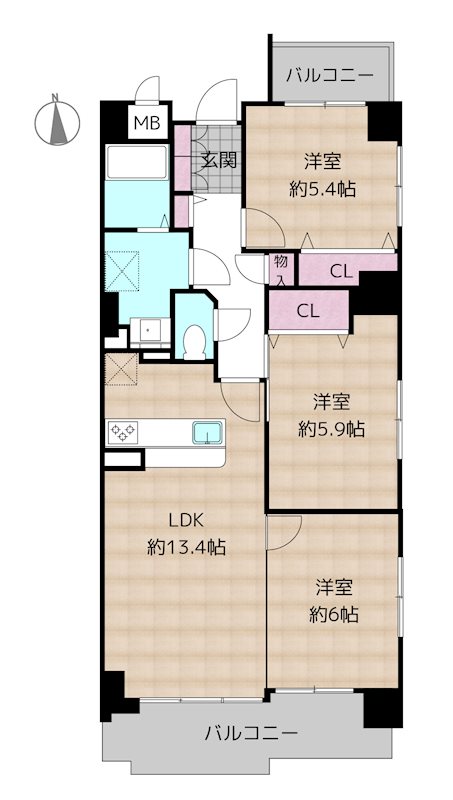 間取図・土地図