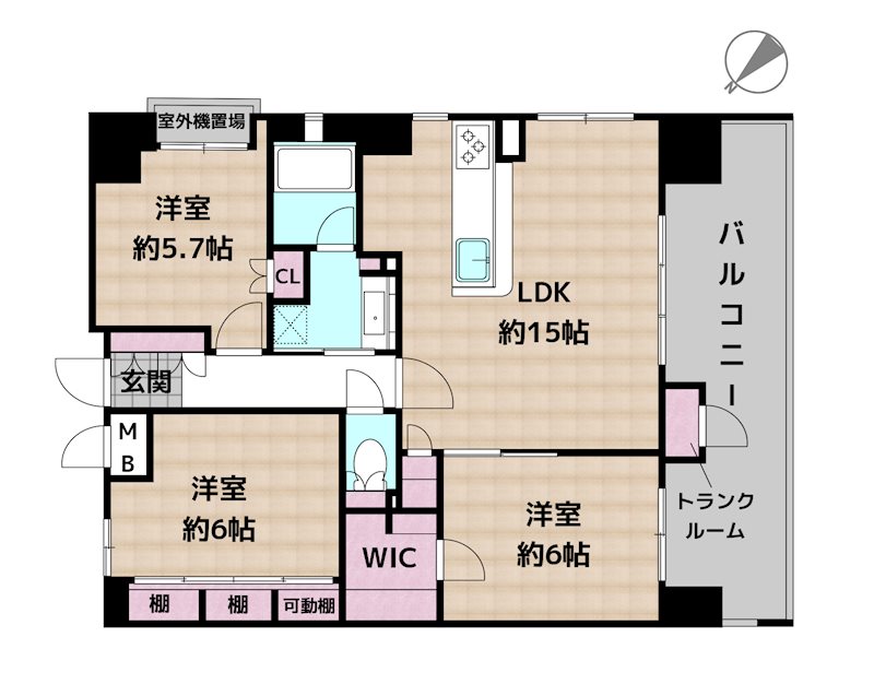 グリーンベル小幡緑地の図面