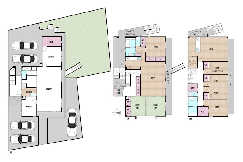 間取図・土地図