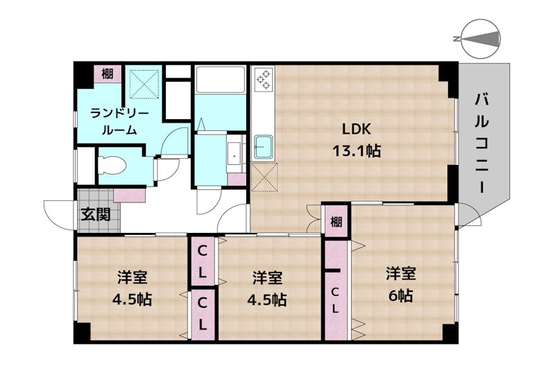 上社南住宅3号棟の図面