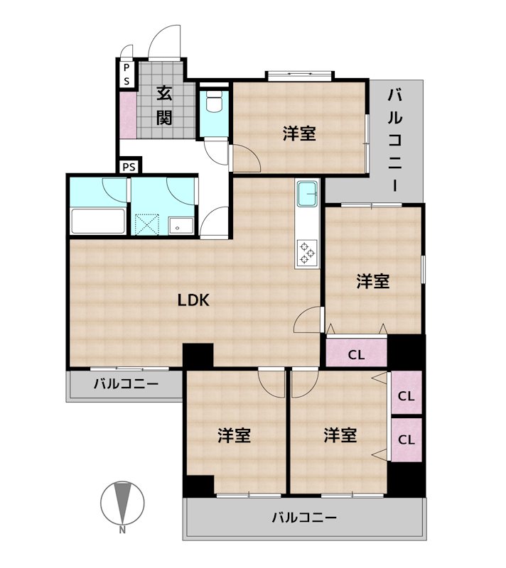 間取図・土地図