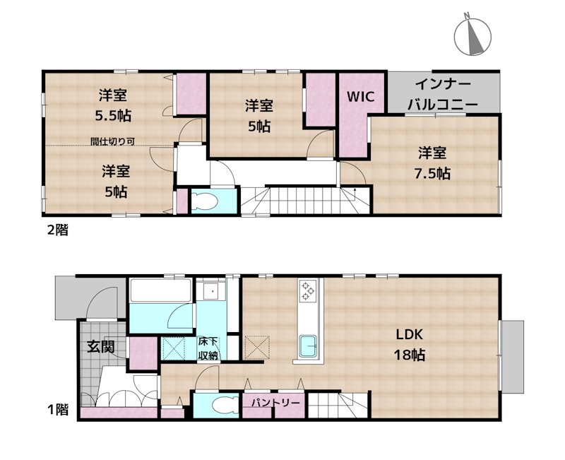 間取図・土地図