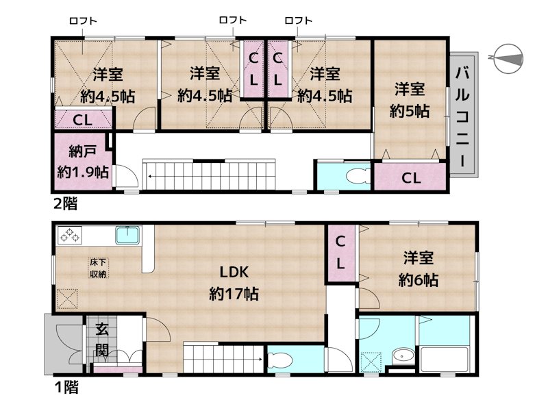 間取図・土地図