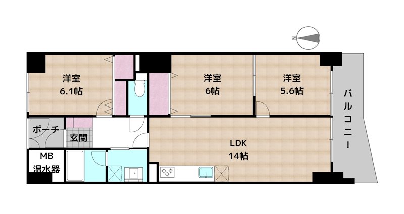 グラン・ドムール城山公園の図面