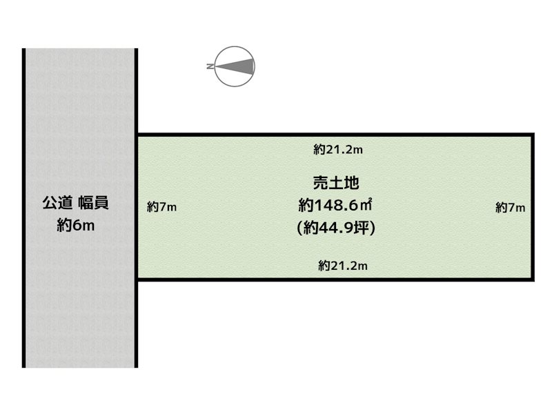 長久手市五合池 3号地 土地の図面