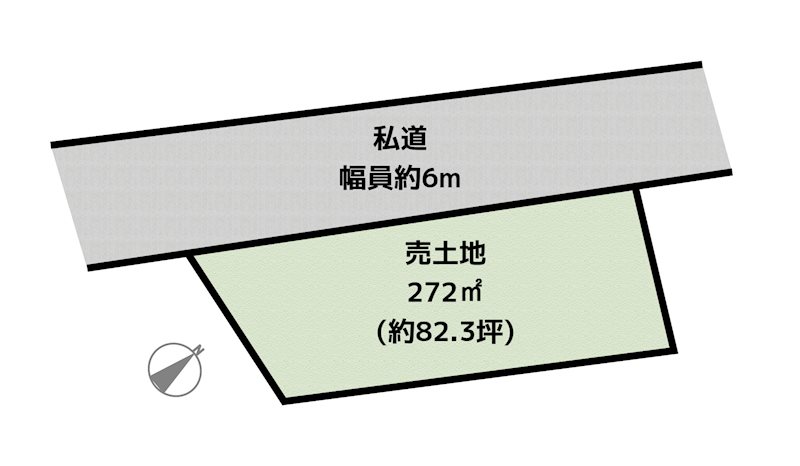 長久手市前熊寺田 土地の図面